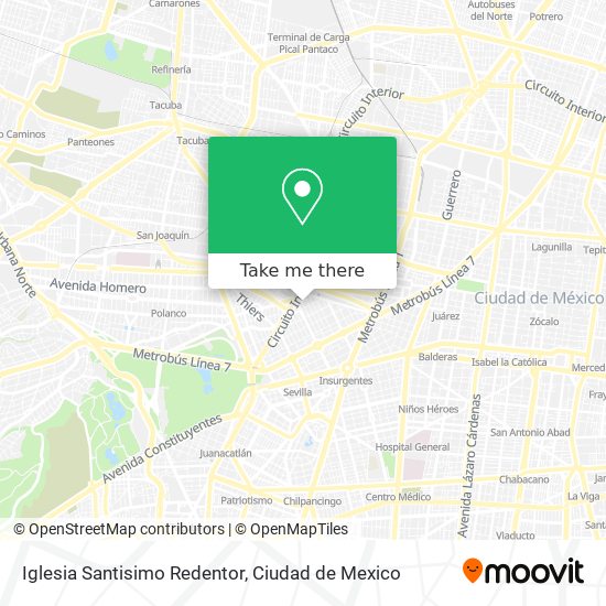 Iglesia Santisimo Redentor map