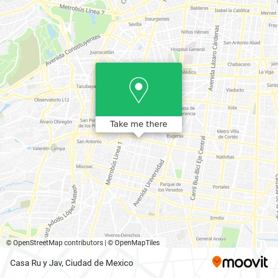 Casa Ru y Jav map