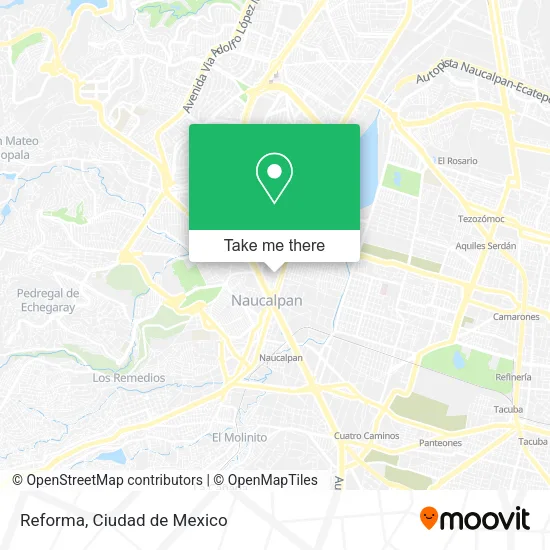 Reforma map