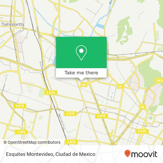 Esquites Montevideo map