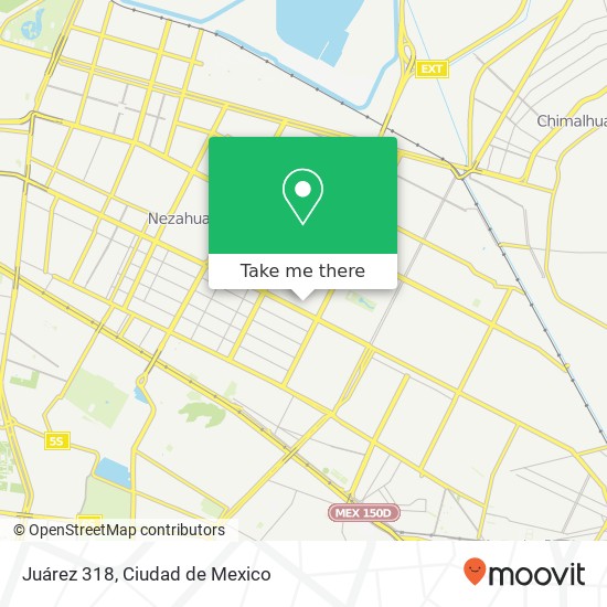Juárez 318 map