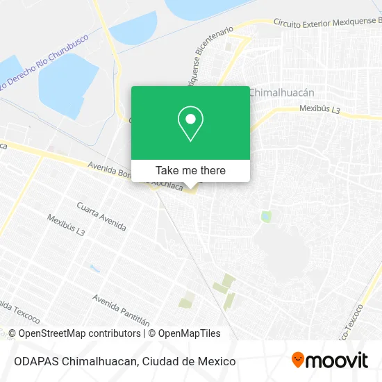 ODAPAS Chimalhuacan map