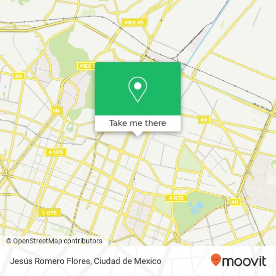 Jesús Romero Flores map