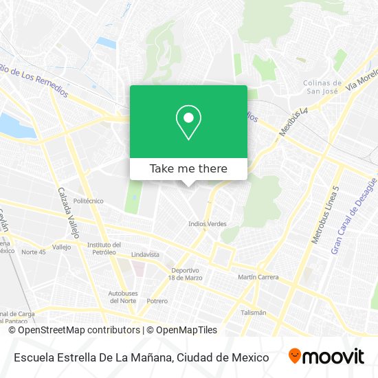 Escuela Estrella De La Mañana map