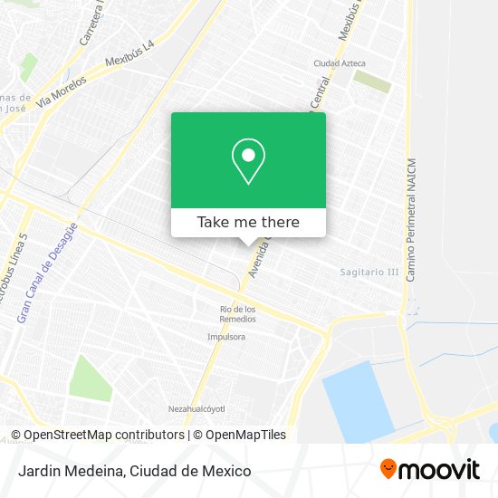 Mapa de Jardin Medeina