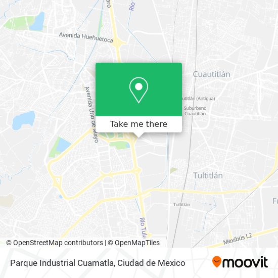 Parque Industrial Cuamatla map