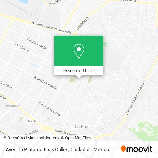 Avenida Plutarco Elías Calles map