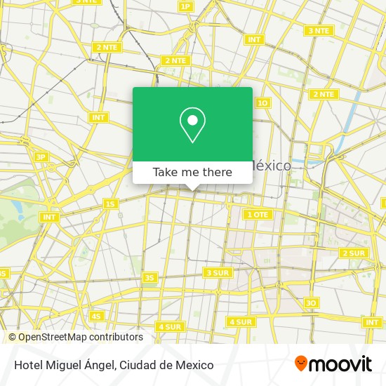 Mapa de Hotel Miguel Ángel