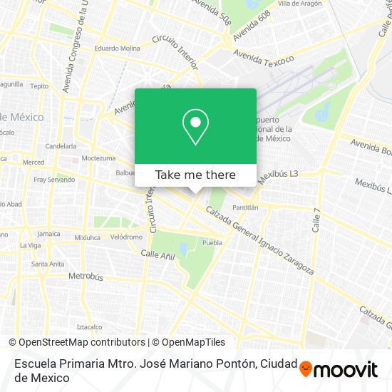 Escuela Primaria Mtro. José Mariano Pontón map
