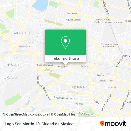 Lago San Martin 10 map