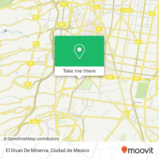 El Divan De Minerva map