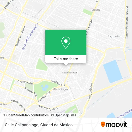 Calle Chilpancingo map