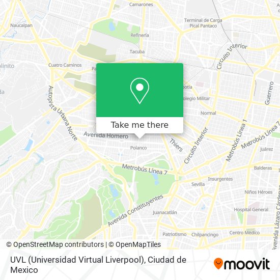 UVL (Universidad Virtual Liverpool) map