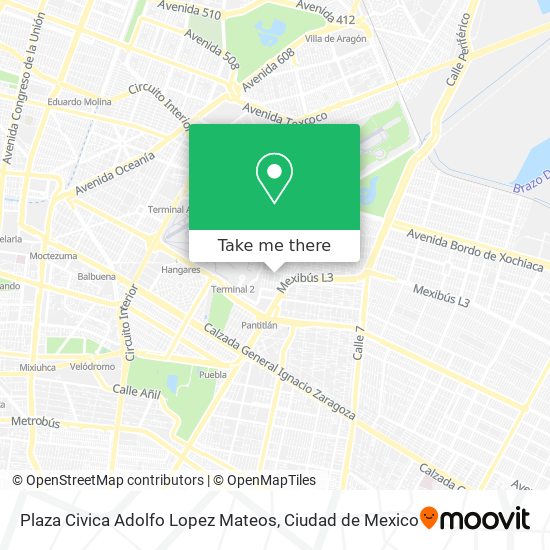 Plaza Civica Adolfo Lopez Mateos map