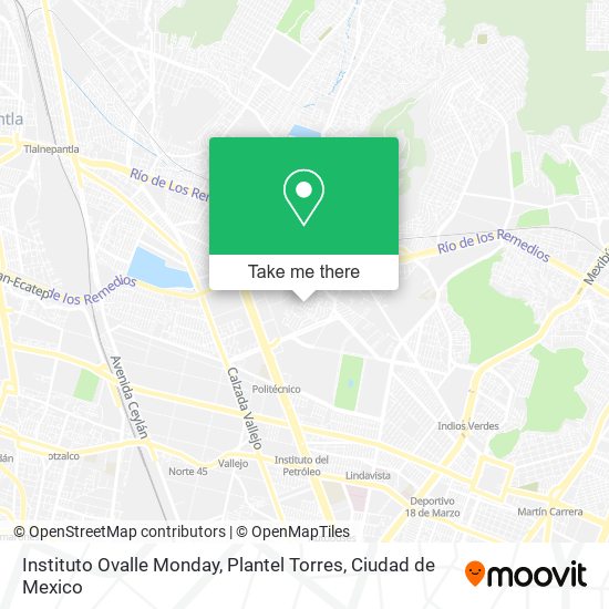 Instituto Ovalle Monday, Plantel Torres map