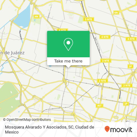 Mosquera Alvarado Y Asociados,  SC map