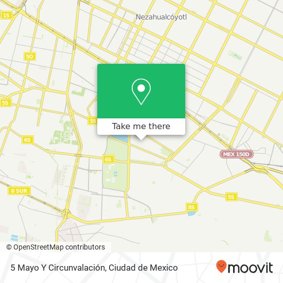 5 Mayo Y Circunvalación map