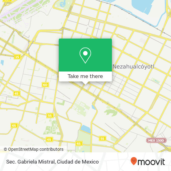 Sec. Gabriela Mistral map