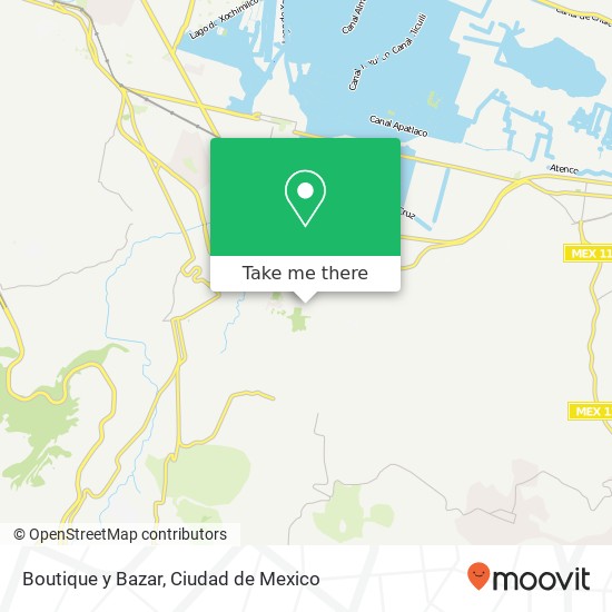 Mapa de Boutique y Bazar, Carretera Nueva a Santa Cecilia Teloncochabacano 16459 Xochimilco, Distrito Federal