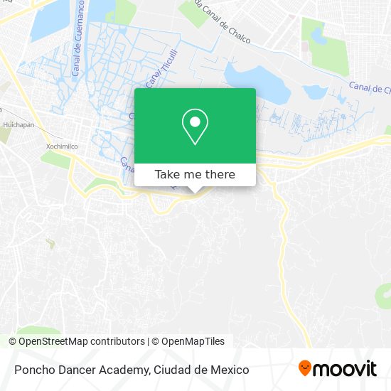Mapa de Poncho Dancer Academy