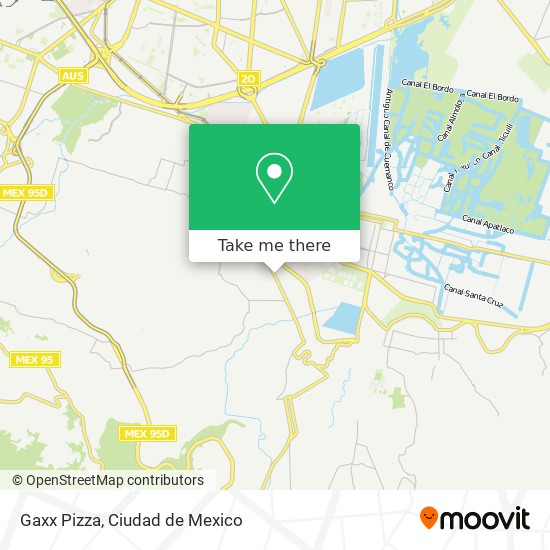 Gaxx Pizza map
