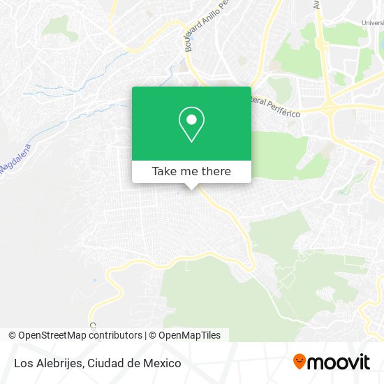 Los Alebrijes map