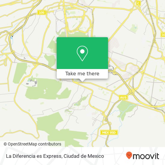 La Diferencia es Express, Avenida San Fernando 556 Tlalpan Centro 14000 Tlalpan, Ciudad de México map