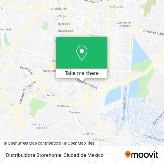 Distribuidora Storehome map