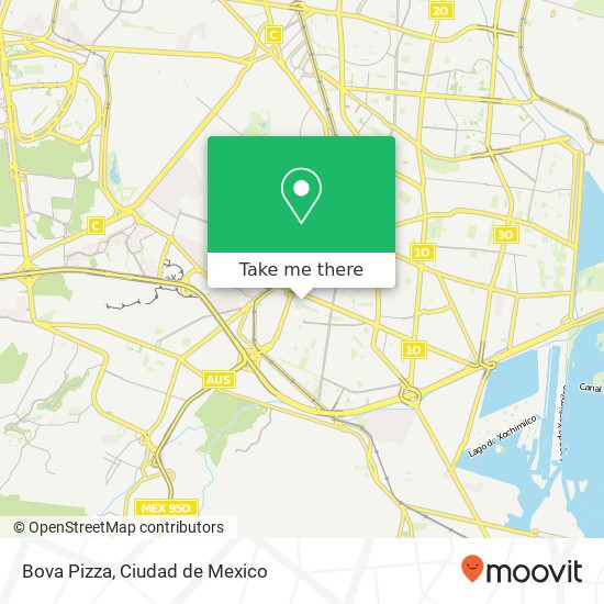 Bova Pizza, Avenida Bordo 6 Villa Lázaro Cárdenas 14370 Tlalpan, Ciudad de México map