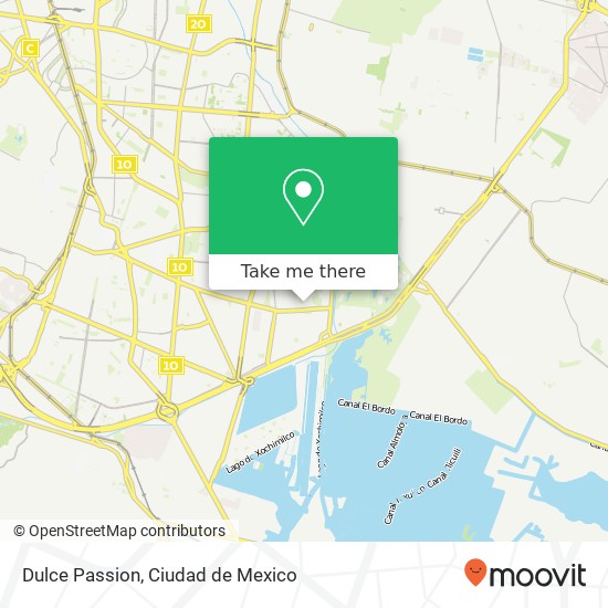 Mapa de Dulce Passion, Hacienda Torrecillas 2 Fracc Villa Quietud 04960 Coyoacán, Ciudad de México