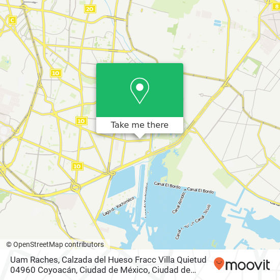 Uam Raches, Calzada del Hueso Fracc Villa Quietud 04960 Coyoacán, Ciudad de México map