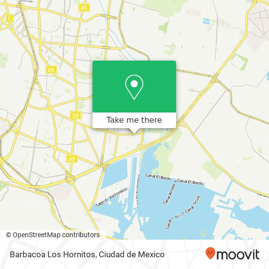 Barbacoa Los Hornitos, Calzada del Hueso Unidad Hab Infonavit Ignacio Chávez 14339 Tlalpan, Distrito Federal map