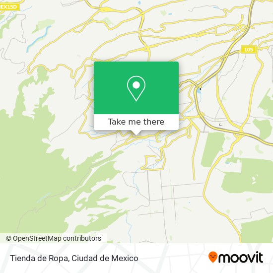 Tienda de Ropa map