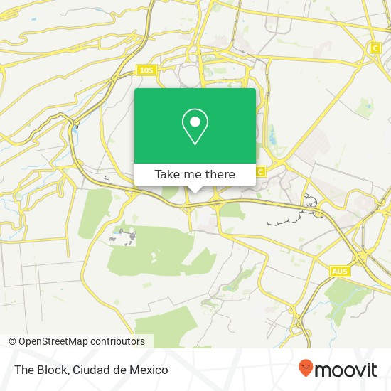 The Block, Ampl Insurgentes Cuicuilco 04530 Coyoacán, Ciudad de México map