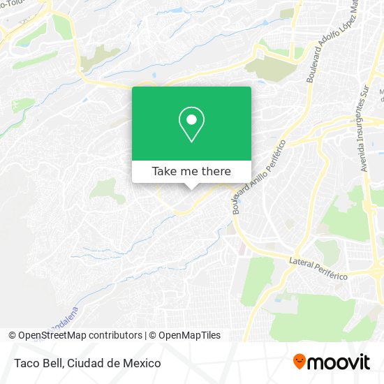 Taco Bell map