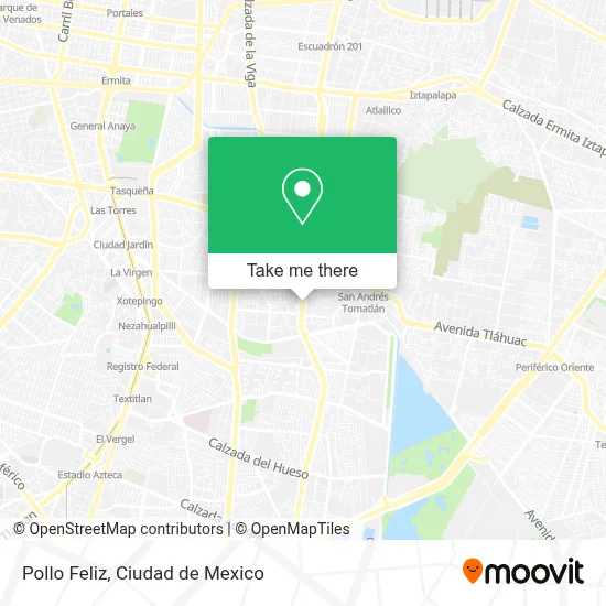 Pollo Feliz map