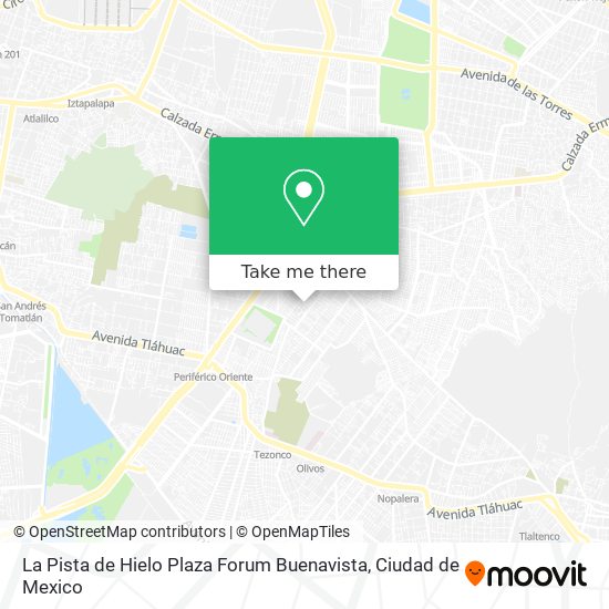 La Pista de Hielo Plaza Forum Buenavista map