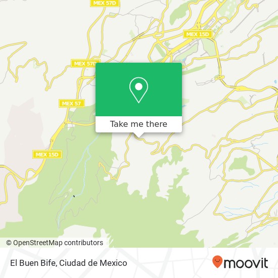El Buen Bife, Calzada Desierto de los Leones Desierto de los Leones 05730 Cuajimalpa de Morelos, Ciudad de México map