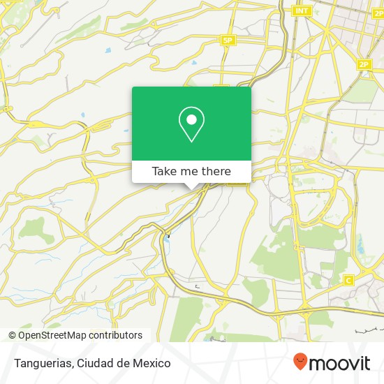 Tanguerias, Avenida San Jerónimo 630 Unidad Independencia Imss 10100 La Magdalena Contreras, Distrito Federal map