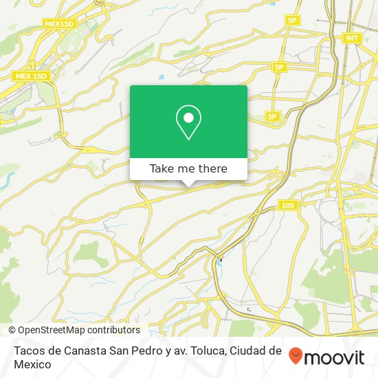 Tacos de Canasta San Pedro y av. Toluca, Calle San Pablo San José del Olivar 01770 Álvaro Obregón, Ciudad de México map