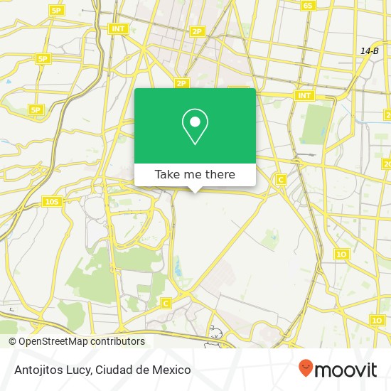 Mapa de Antojitos Lucy, Coyamel Pedregal de Santo Domingo 04369 Coyoacán, Distrito Federal
