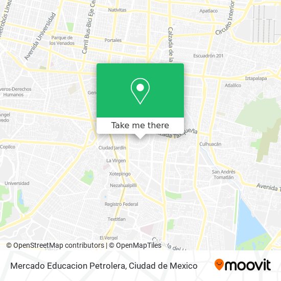 Mercado Educacion Petrolera map