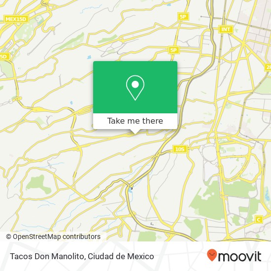 Tacos Don Manolito, Jorge Gurría Lacroix Olivar de los Padres 01780 Álvaro Obregón, Ciudad de México map