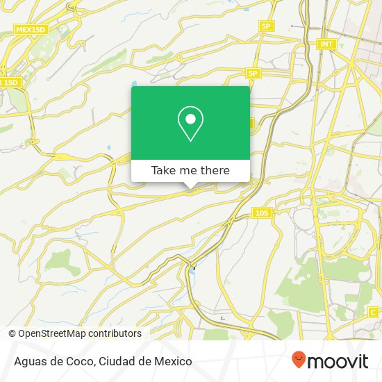 Aguas de Coco, Avenida Toluca Olivar de los Padres 01780 Álvaro Obregón, Ciudad de México map