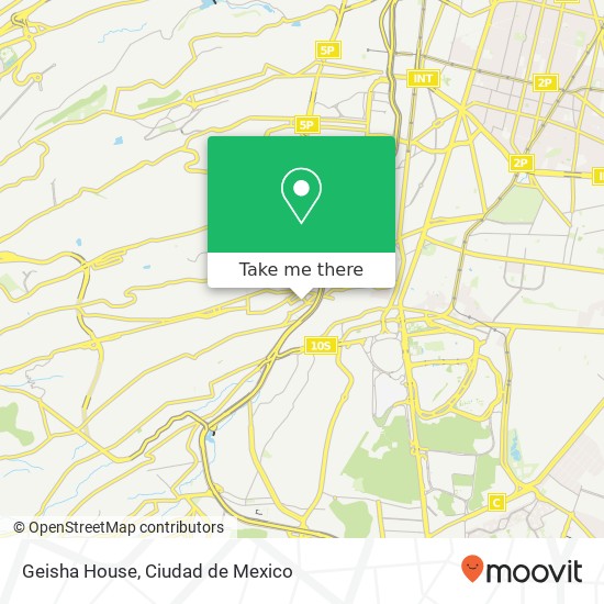 Geisha House, Tamaulipas 60 Progreso 01080 Álvaro Obregón, Ciudad de México map