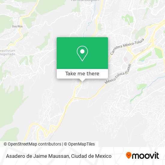 Mapa de Asadero de Jaime Maussan