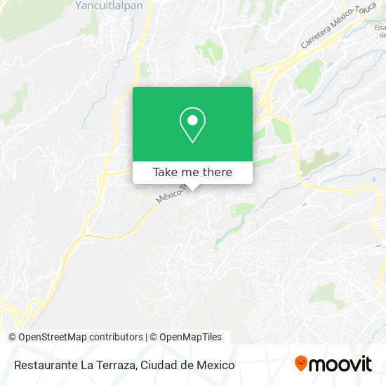 Mapa de Restaurante La Terraza