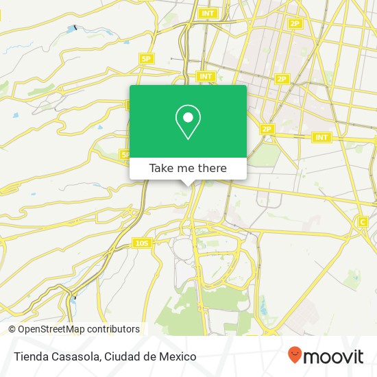 Mapa de Tienda Casasola, Amargura 17 San Ángel 01000 Álvaro Obregón, Ciudad de México