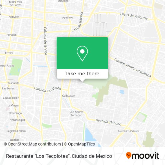 Mapa de Restaurante "Los Tecolotes"