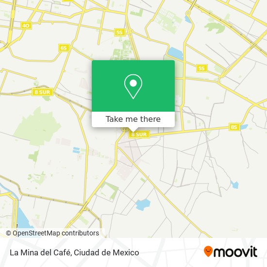 La Mina del Café map